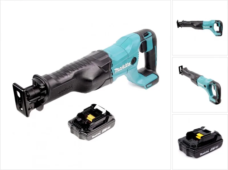DJR 186 ZY1 18 V Li-ion accu reciprozaag, het gereedschap met 1,5 Ah accu, zonder oplader de Makita – image du produit