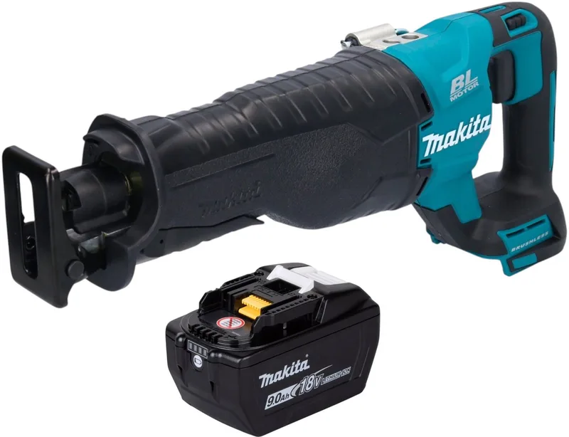 DJR 187 Z accu-reciprozaag/zagenzaag 18 V borstelloos + 1x accu 9,0 Ah - zonder oplader fra Makita – produktbillede