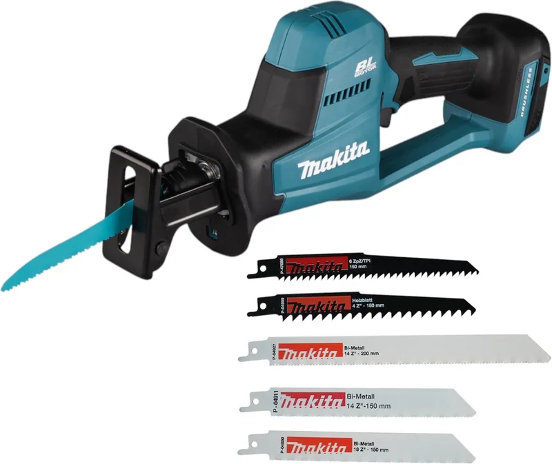 DJR 189 Z Accu Reciprozaag 18 V Brushless + Reciprozaag Zaagset ( P-83967 ) - zonder accu, zonder oplader de Makita – image du produit