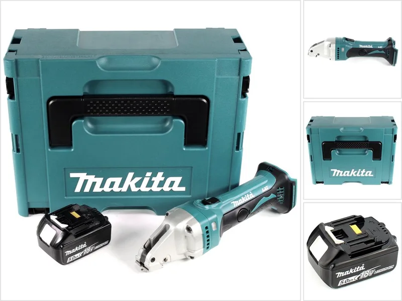 DJS 161 T1J 18 V Li-Ion accusnijder in Makpac + 1 x 5.0 Ah accu - zonder lader de Makita – image du produit