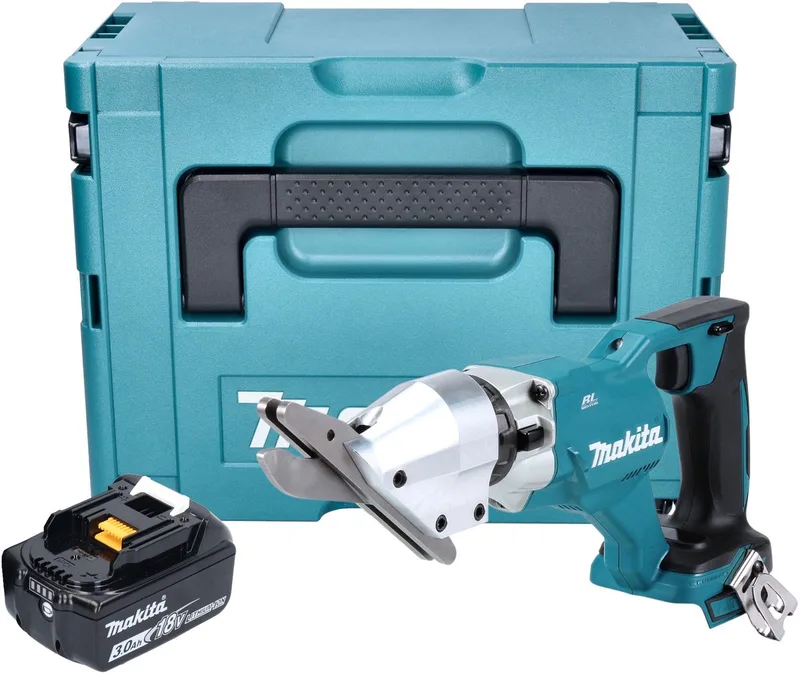 DJS 800 F1J accu vezelcementschaar 18 V borstelloos + 1x accu 3,0 Ah + Makpac - zonder oplader fra Makita – produktbillede