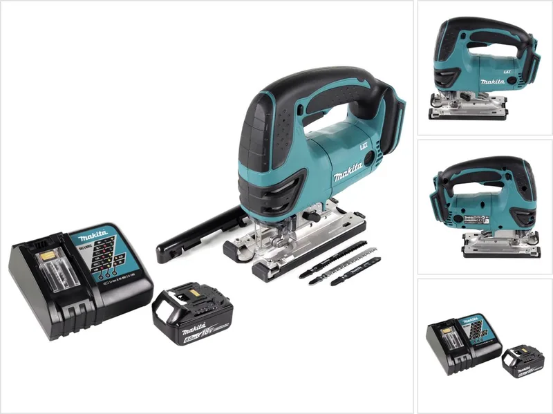 DJV 180 RG1 accudecoupeerzaag 18V + 1x accu 6.0 Ah + lader de Makita – image du produit