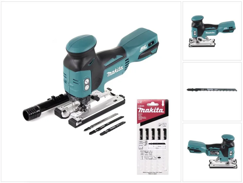 DJV 181 Z accu pendelzaag 18V borstelloos solo + 11x zaagblad - zonder accu, zonder oplader fra Makita – produktbillede