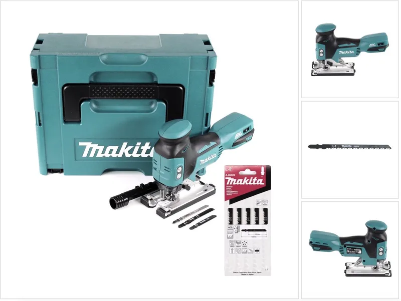 DJV 181 ZJ accu pendelzaag 18V borstelloos Solo + 11x zaagblad + Makpac - zonder accu, zonder oplader von Makita – Produktbild