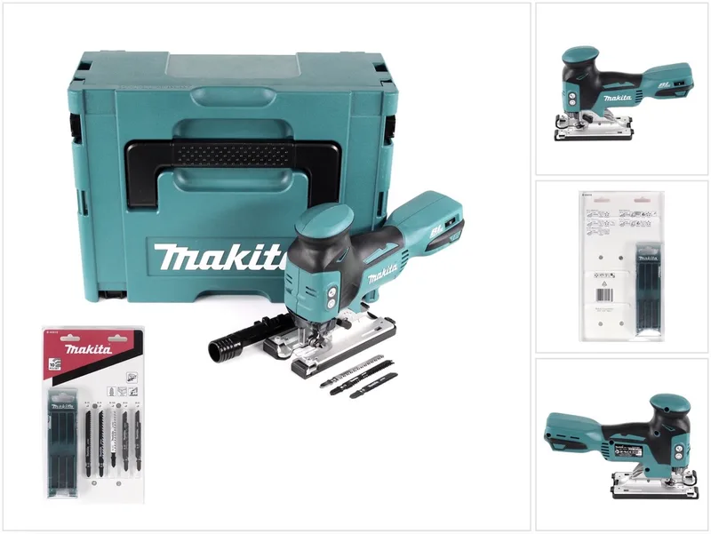 DJV 181 ZJ accu pendelzaag 18V borstelloos Solo + 17x zaagblad + Makpac - zonder accu, zonder oplader von Makita – Produktbild