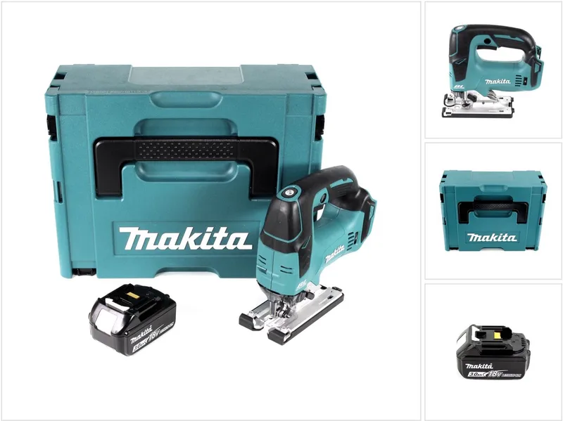 DJV 182 F1J accu pendelzaag 18V borstelloos + 1x accu 3,0Ah + Makpac - zonder oplader de Makita – image du produit