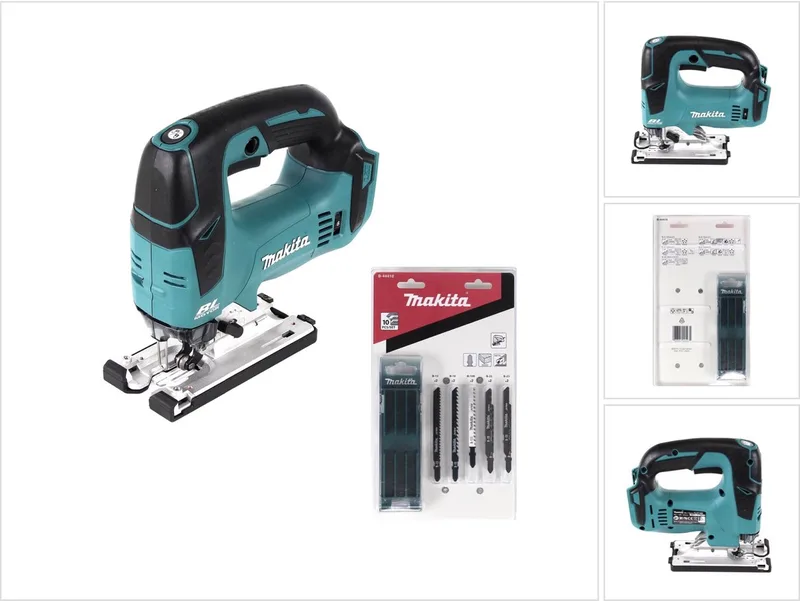 DJV 182 Z accu-pendelzaag 18V borstelloos solo + 14x zaagblad - zonder accu, zonder oplader van Makita – productafbeelding