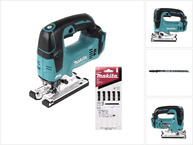DJV 182 Z accu pendelzaag 18V borstelloos solo + 8x zaagblad - zonder accu, zonder oplader de Makita – image du produit