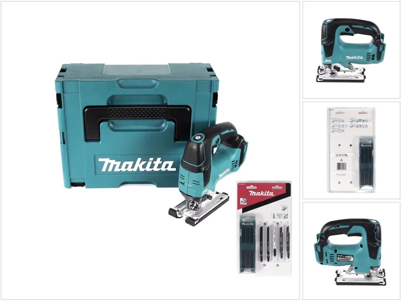 DJV 182 ZJ accu pendelzaag 18V borstelloos solo + 14x zaagblad + Makpac - zonder accu, zonder oplader von Makita – Produktbild
