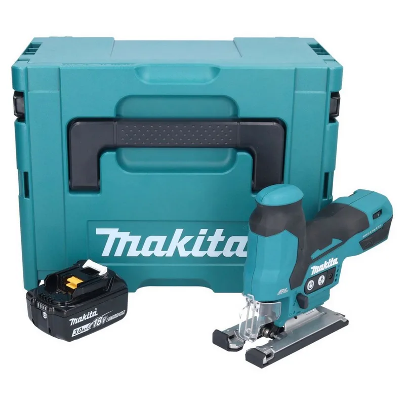 Akku-Stichsäge DJV 185 F1J Akku Pendelhubstichsäge 18 V Brushless + 1x Akku 3,0 Ah von Makita – Produktbild 2 von 5