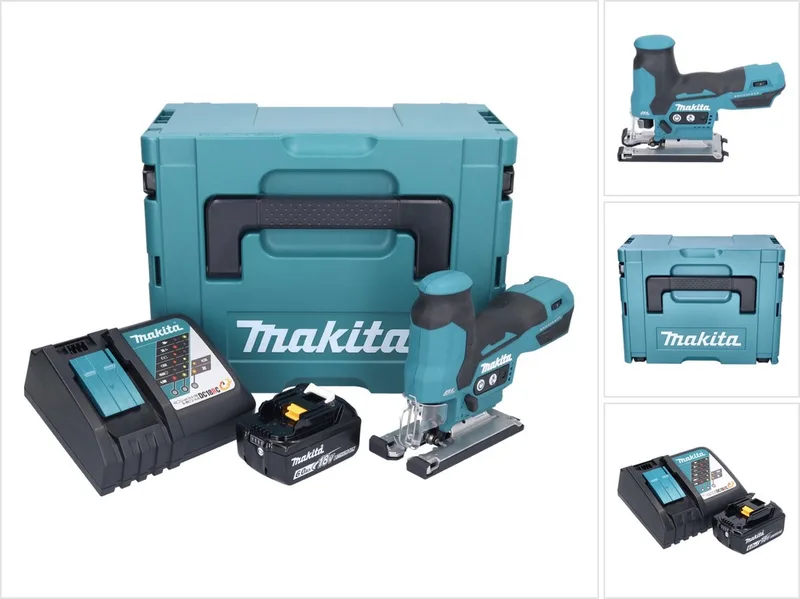 DJV 185 RG1J accu pendelzaag 18 V borstelloos + 1x accu 6,0 Ah + oplader + Makpac fra Makita – produktbillede