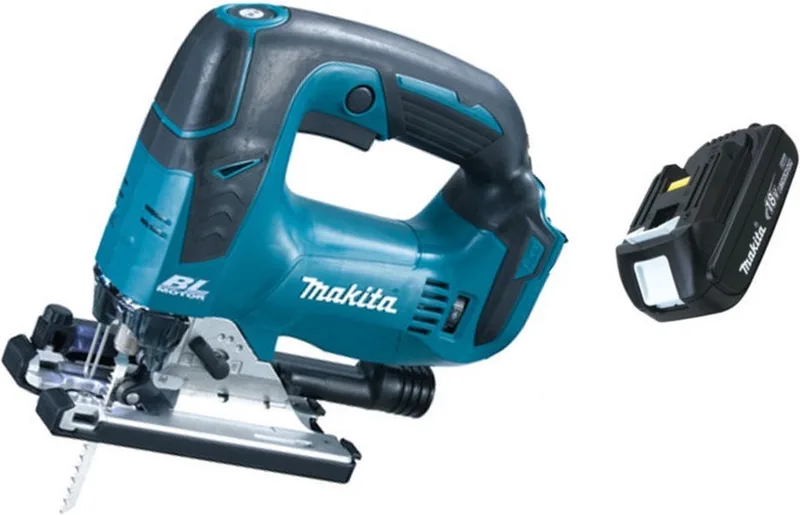 DJV182Y1J 18V Li-Ion Accu decoupeerzaag body + (1x 1.5Ah accu) in Mbox - D-greep - variabel - koolborstelloos von Makita – Produktbild