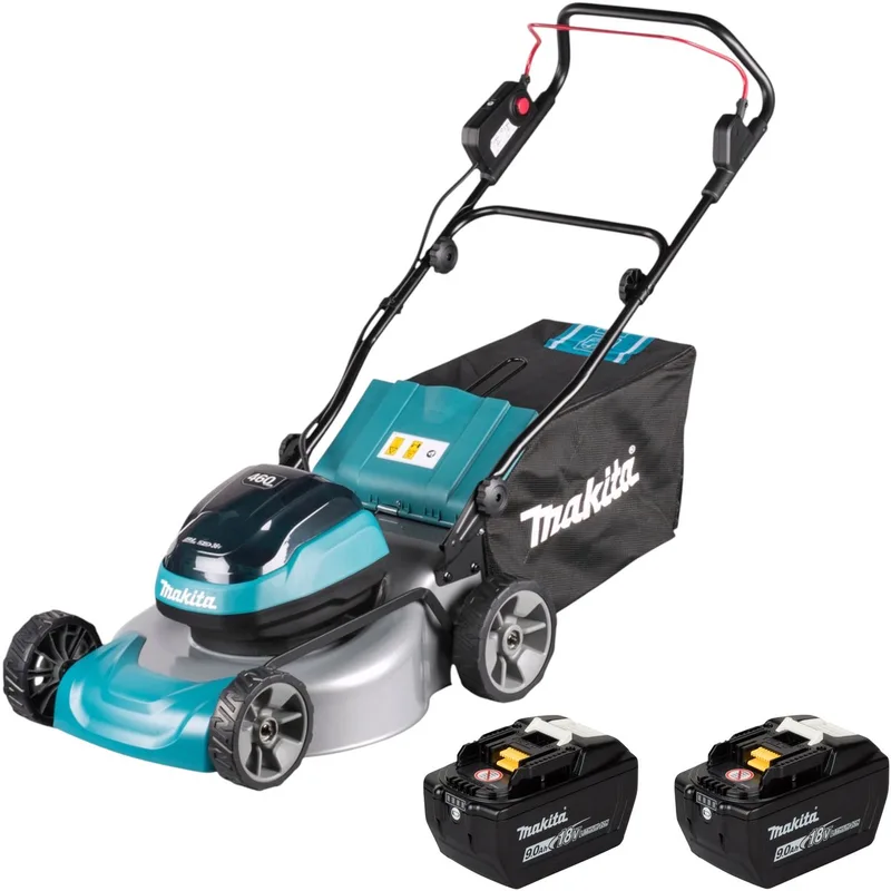 DLM 466 Z accu-grasmaaier 36 V (2x 18 V) 46 cm borstelloos + 2x accu 9,0 Ah – zonder oplader by Makita – product image