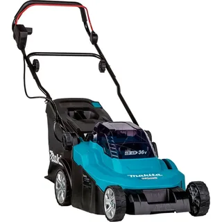 DLM382PT2 Accu Grasmaaier 38cm - incl. accu en lader - 2x18V 5.0Ah van Makita – productafbeelding 2 van 4