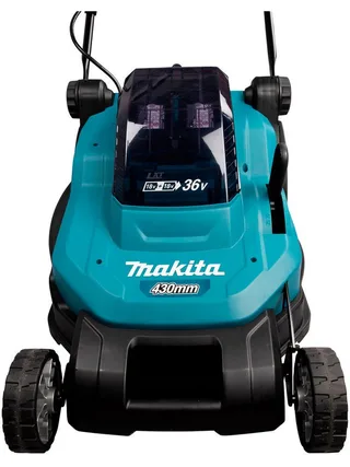 DLM432PT2 - 2x 18V - accu - grasmaaier - set - incl. 2x 5.0 Ah accu en duolader de Makita – image du produit 5 sur 5