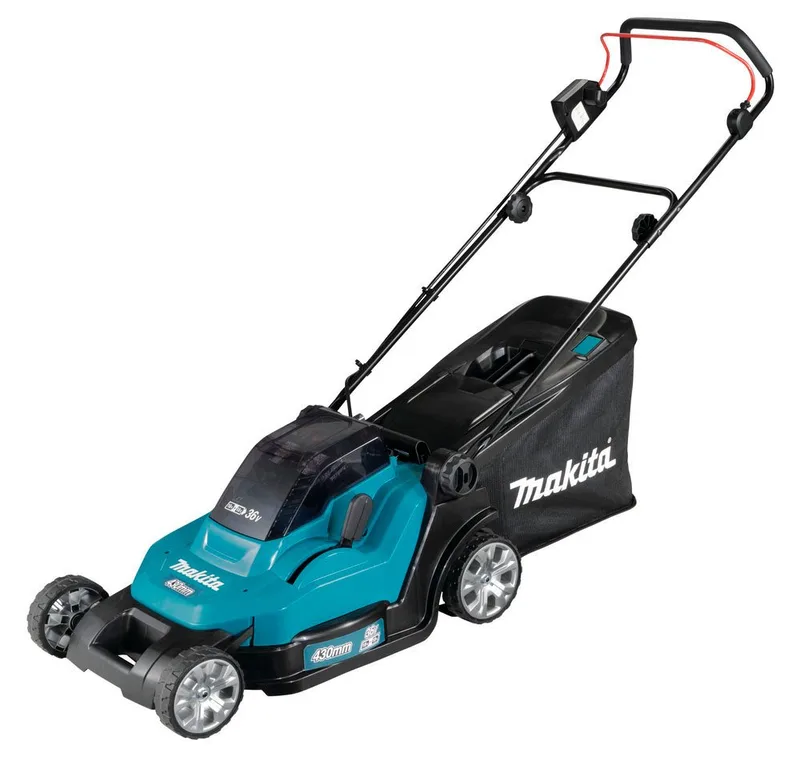 DLM432PT2 - 2x 18V - accu - grasmaaier - set - incl. 2x 5.0 Ah accu en duolader de Makita – image du produit 4 sur 5