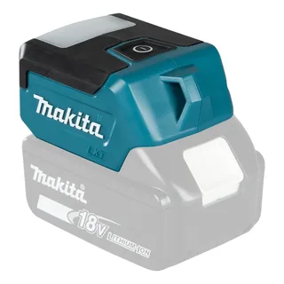 DML817 Accu Zaklamp blok met USB 14,4 - 18V de Makita, Kleurloos – image du produit 3 sur 6