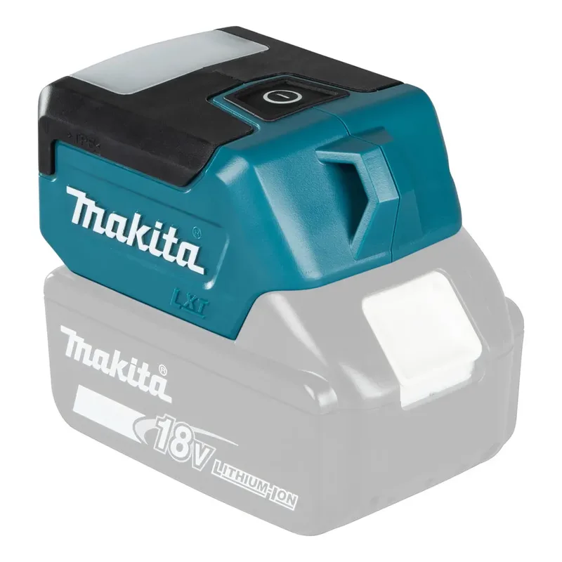 DML817 Accu Zaklamp blok met USB 14,4 - 18V de Makita, Kleurloos – image du produit 3 sur 6