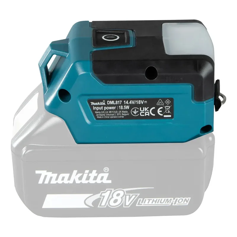 DML817 Accu Zaklamp blok met USB 14,4 - 18V de Makita, Kleurloos – image du produit 6 sur 6