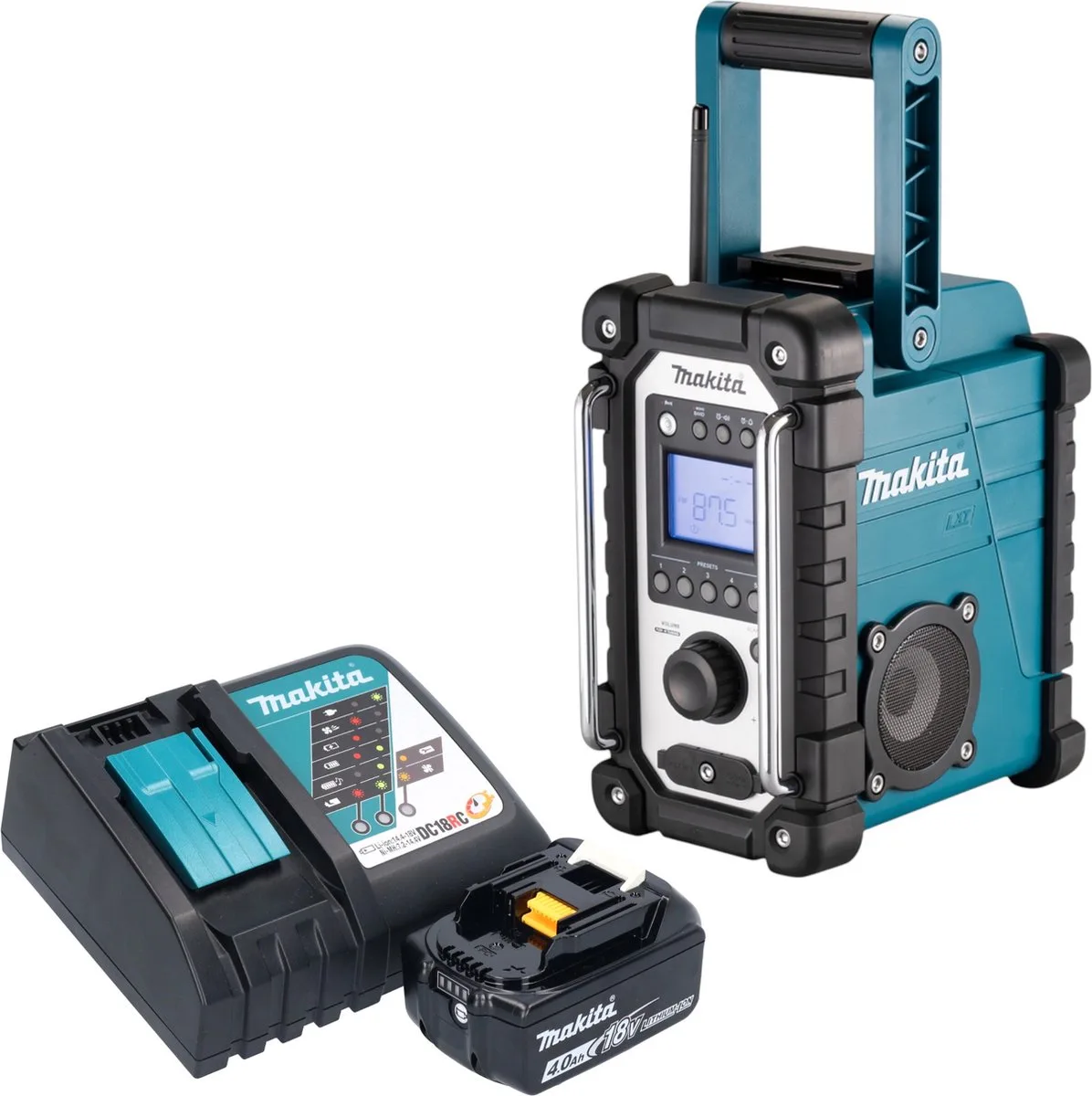 DMR 116 snoerloze bouwradio 14,4 - 18 V LXT / G-serie Solo - zonder accu, zonder lader by Makita, Green – product image