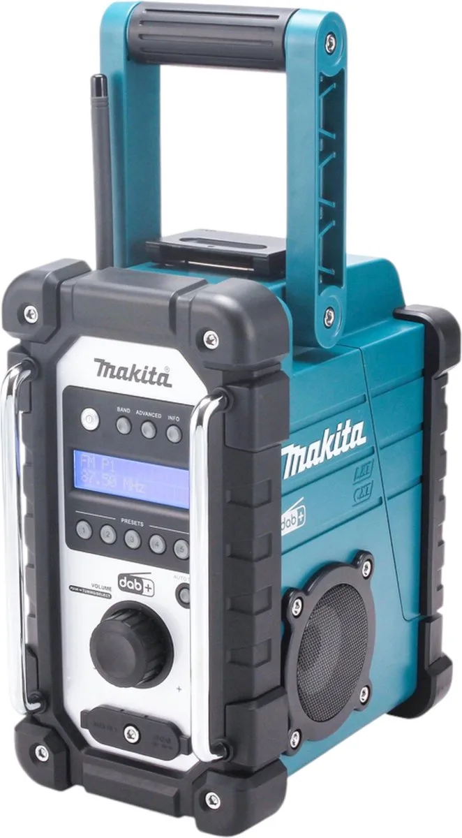 DMR110N 7,2-18V accu bouwradio - AM/FM/DAB+ de Makita, Bleu – image du produit