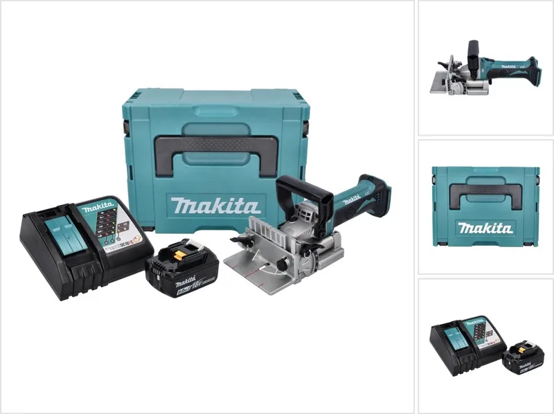 DPJ 180 RG1J accu-groeffrees 18 V 100 mm + 1x accu 6,0 Ah + oplader + Makpac de Makita – image du produit