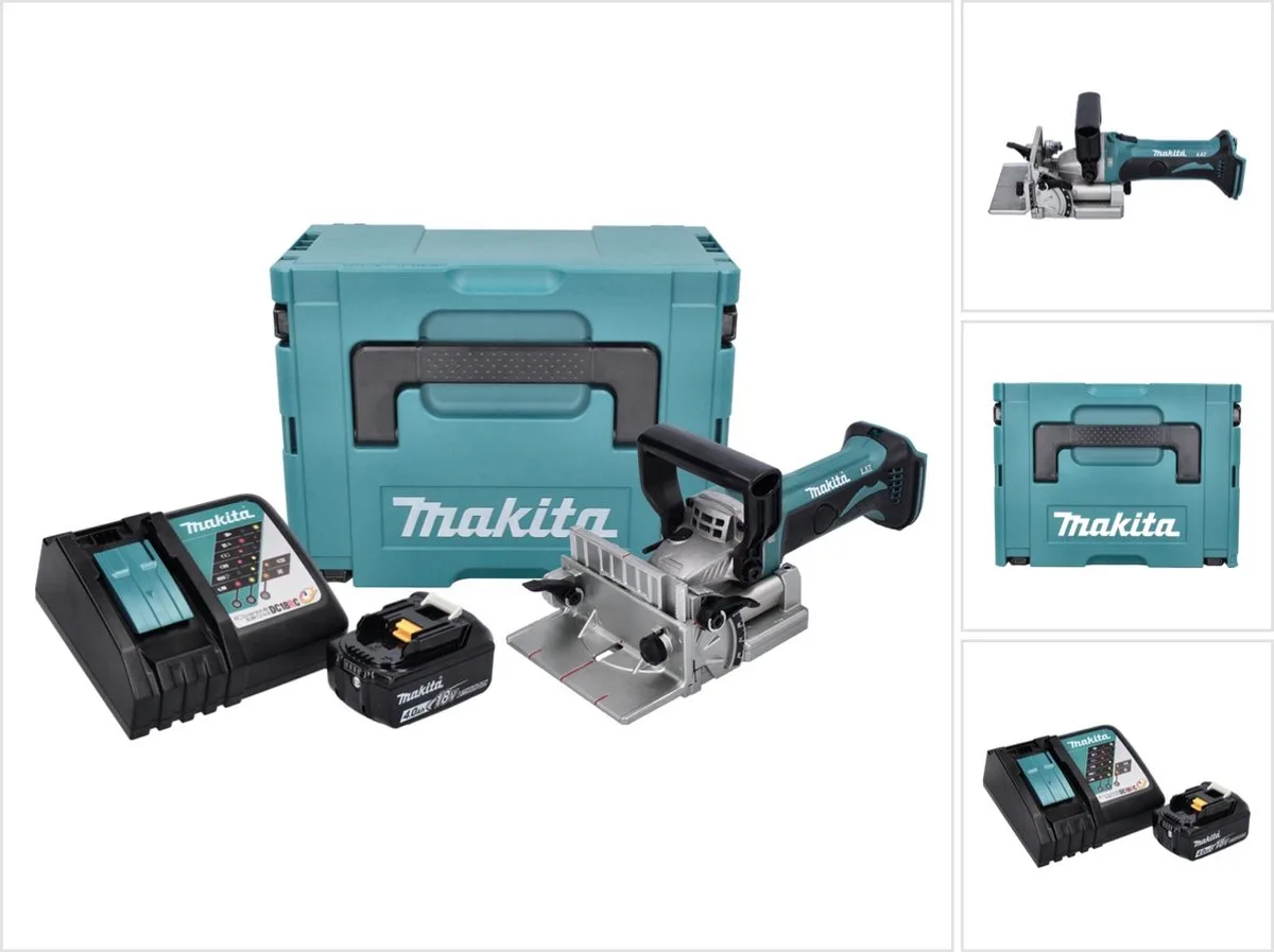 DPJ 180 RM1J accu-groeffrees 18 V 100 mm + 1x accu 4,0 Ah + oplader + Makpac de Makita – image du produit