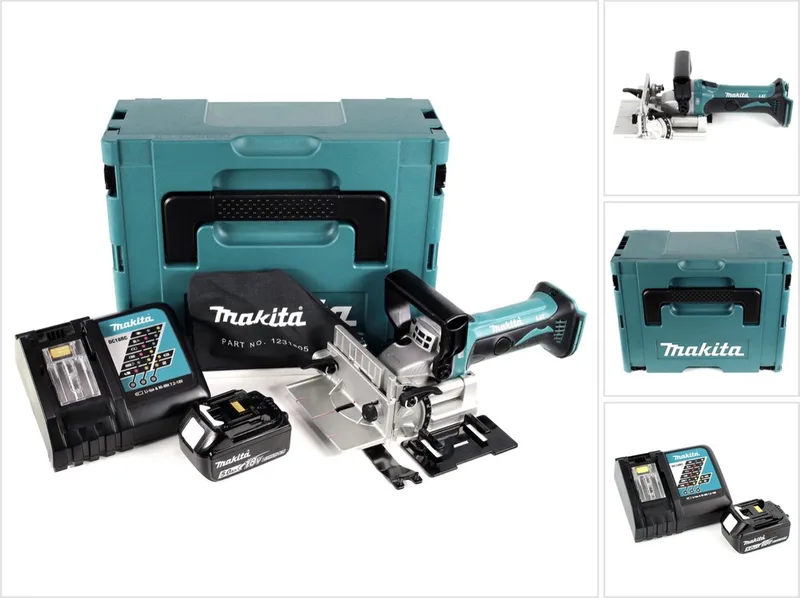 DPJ 180 RT1J 18 V Li-Ion accu groeffrees in Makpac + 1 x 5,0 Ah accu + oplader von Makita – Produktbild
