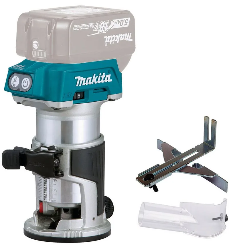 DRT50Z - 18V Li-ion - kantenfrees body van Makita, Zwart – productafbeelding 4 van 5
