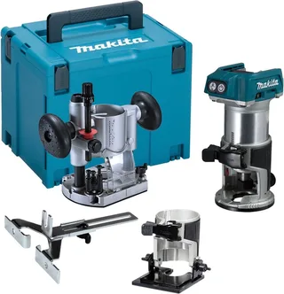 DRT50ZJX2 Accu Boven- en Kantenfrees 18V Basic Body in Mbox van Makita, Wit – productafbeelding 1 van 3