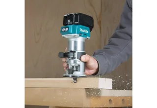 DRT50ZJX2 Accu Boven- en Kantenfrees 18V Basic Body in Mbox van Makita, Wit – productafbeelding 2 van 3