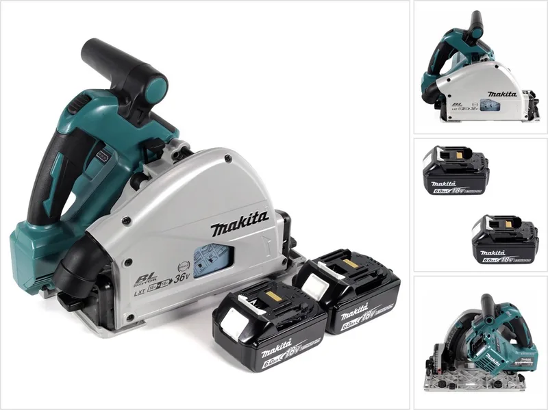 DSP 600 G accu-invalzaag 36 V (2x18 V) 165 mm borstelloos + 2x accu 6,0 Ah – zonder oplader de Makita – image du produit