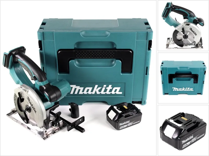 DSS 501 G1J 18V 136 mm Li-ion accu handcirkelzaag in Makpac + 1x 6,0 Ah accu - zonder lader de Makita – image du produit