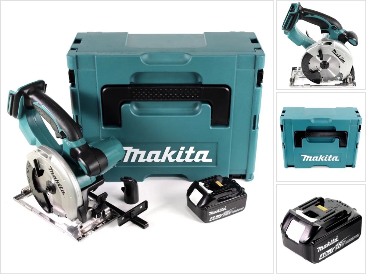 DSS 501 M1J 18V 136 mm Li-ion accucirkelzaag in Makpac + 1x 4.0 Ah accu - zonder lader von Makita – Produktbild