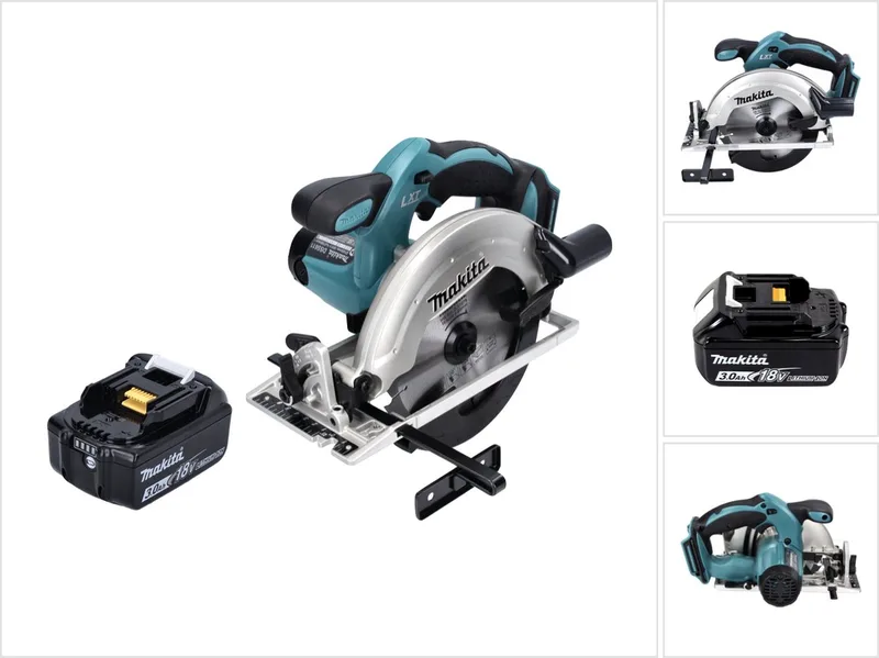 DSS 611 F1 accu-cirkelzaag 18 V 165 mm + 1x accu 3,0 Ah - zonder oplader de Makita – image du produit