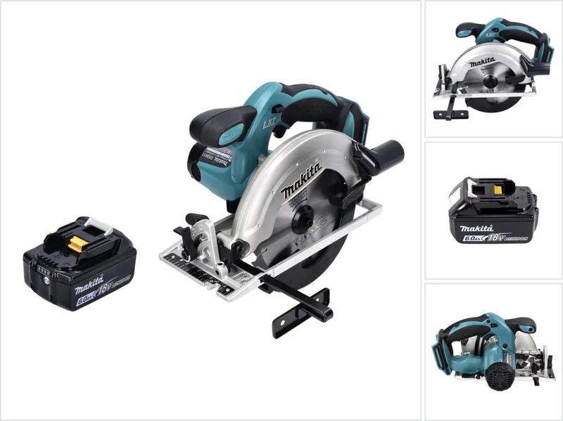 DSS 611 G1 accu-cirkelzaag 18 V 165 mm + 1x accu 6,0 Ah - zonder oplader de Makita – image du produit