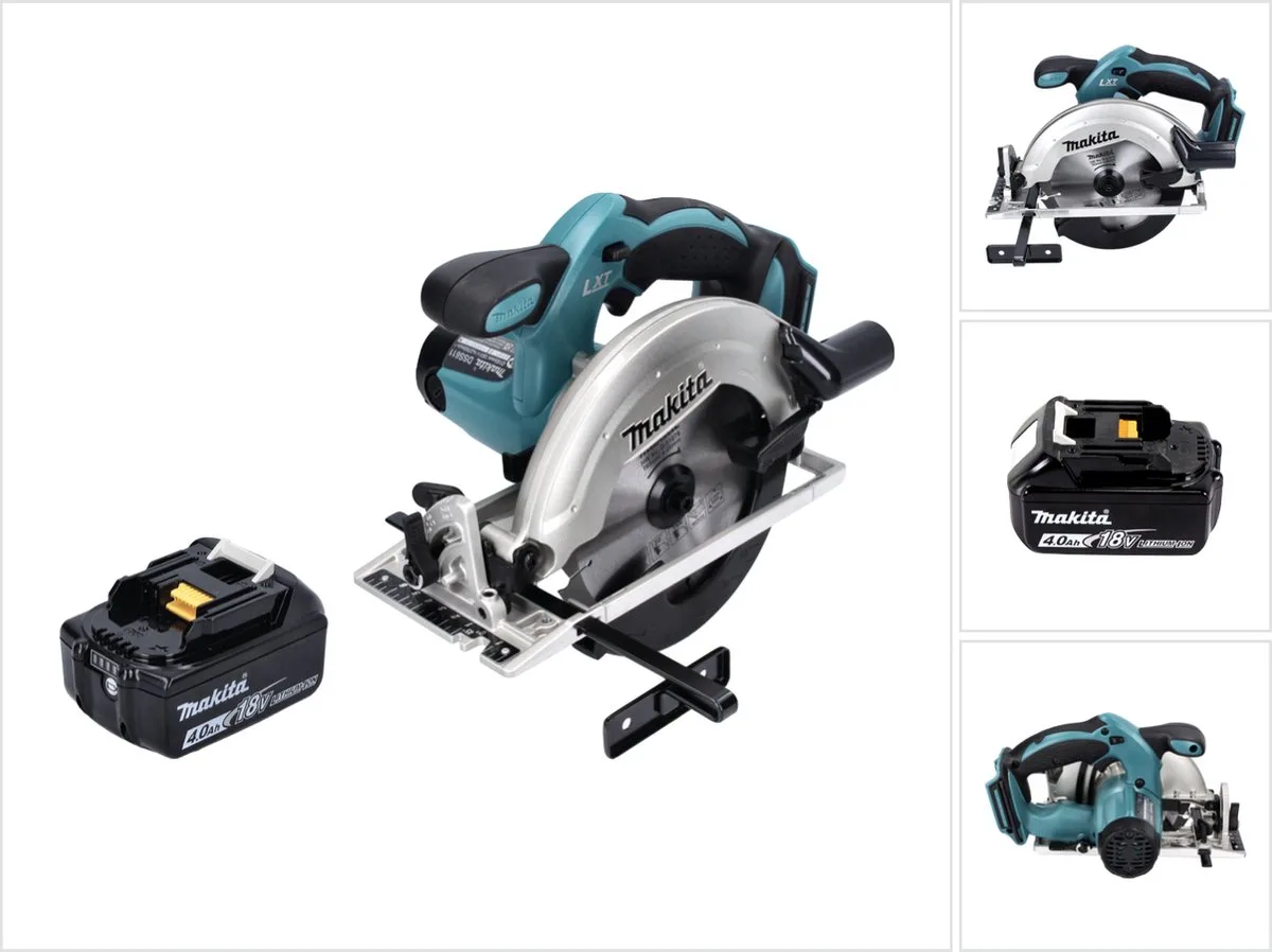 DSS 611 M1 accu-handcirkelzaag 18 V 165 mm + 1x accu 4,0 Ah - zonder oplader von Makita – Produktbild