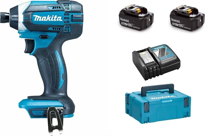 DTD152RTJ 18V Li-Ion accu slagschroevendraaier set (2x 5.0Ah accu) in Mbox fra Makita – produktbillede