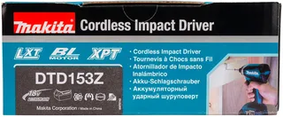 DTD153Z 18 V Slagschroevendraaier - Losse Body (geleverd zonder accu en lader) van Makita – productafbeelding 4 van 5