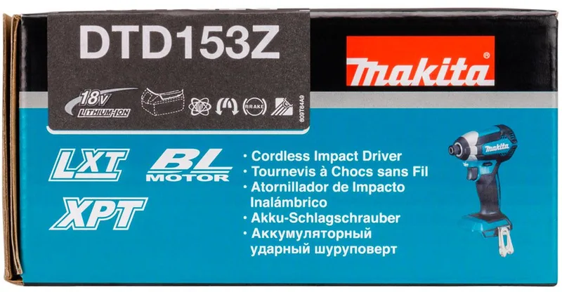 DTD153Z 18 V Slagschroevendraaier - Losse Body (geleverd zonder accu en lader) van Makita – productafbeelding 5 van 5