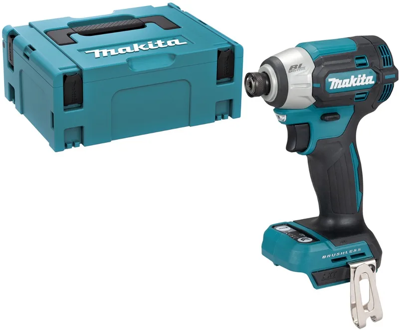 DTD201ZJ Accu slagschroevendraaier 210Nm 18V Basic Body in Mbox de Makita, Turquoise – image du produit