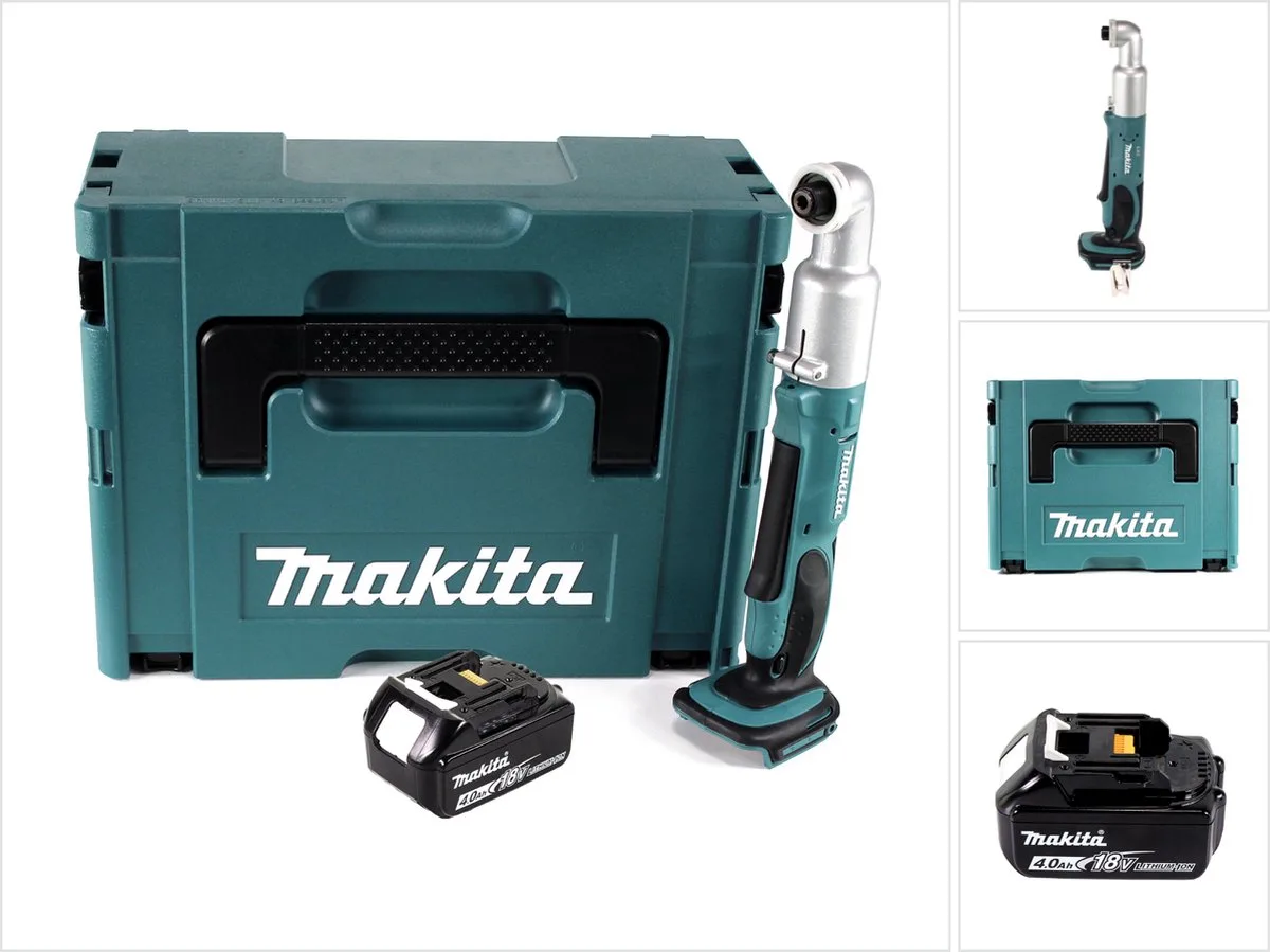 DTL 061 M1J Accu-slagmoersleutel 18V 1/4" 60Nm + 1x oplaadbare accu 4.0Ah + Makpac - zonder oplader de Makita – image du produit