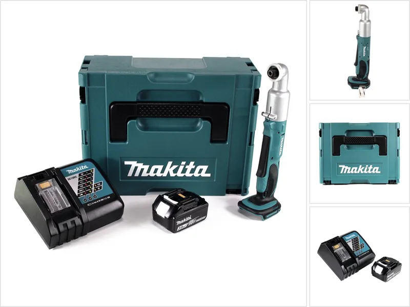 DTL 061 RF1J Accu-slagmoersleutel 18V 1/4" 60Nm + 1x oplaadbare accu 3.0Ah + lader + Makpac van Makita – productafbeelding