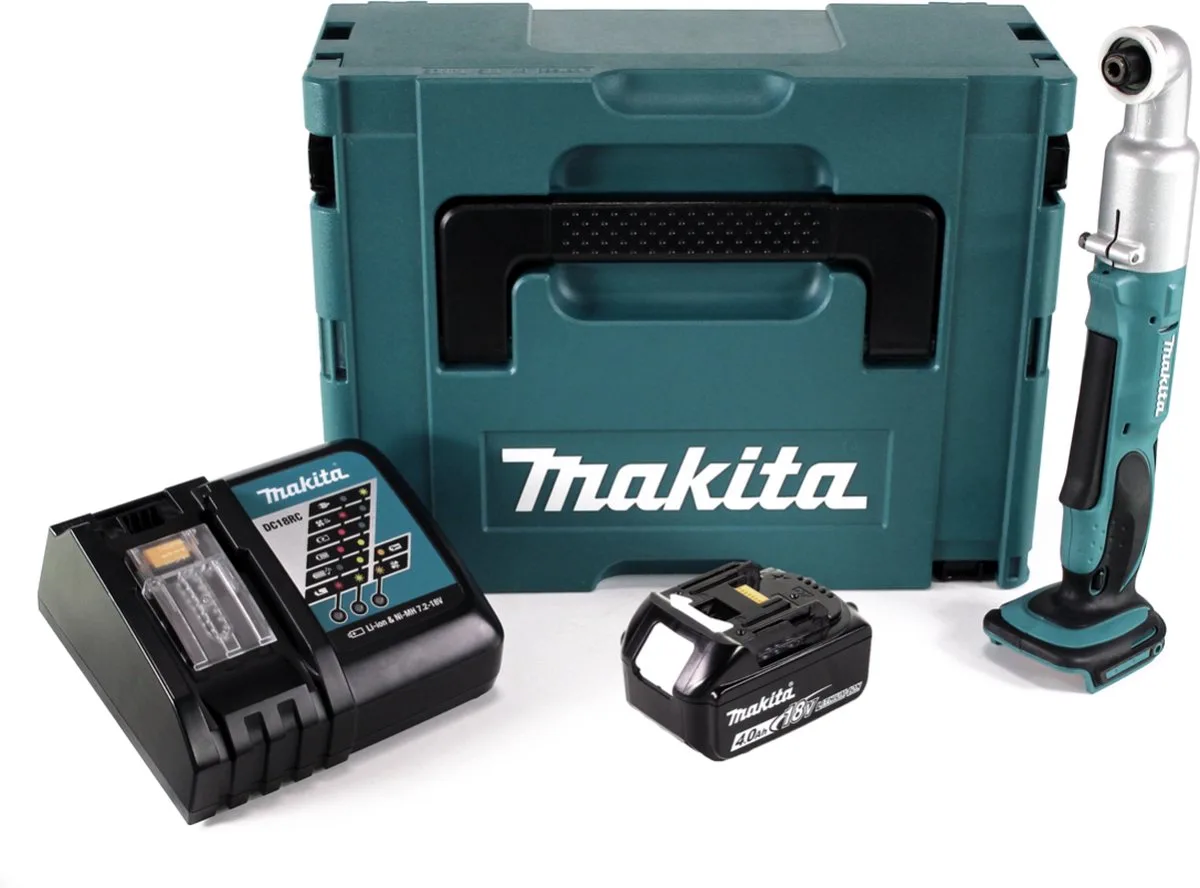 DTL 061 RM1J Accu-slagmoersleutel 18V 1/4" 60Nm + 1x oplaadbare accu 4.0Ah + lader + Makpac de Makita – image du produit