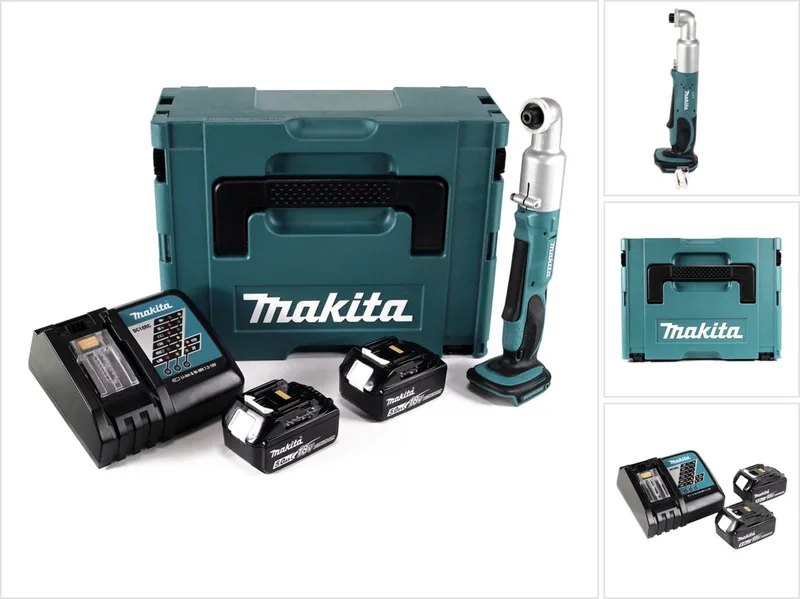 DTL 061 RTJ accu slagmoersleutel 18V 1/4" 60Nm + 2x oplaadbare accu 5.0Ah + lader + Makpac von Makita – Produktbild