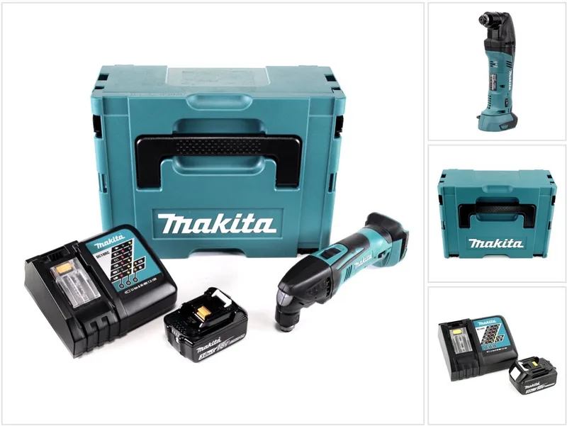DTM 50 RF1J 18V Li-Ion accu multifunctioneel gereedschap in Makpac + 1x 3,0 Ah accu + 1x oplader de Makita – image du produit