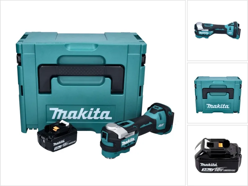 DTM 52 F1J accu multifunctioneel gereedschap 18 V Starlock Max Brushless + 1x accu 3,0 Ah + Makpac - zonder oplader von Makita – Produktbild