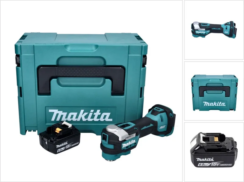 DTM 52 G1J accu multifunctioneel gereedschap 18 V Starlock Max Brushless + 1x accu 6,0 Ah + Makpac - zonder oplader von Makita – Produktbild