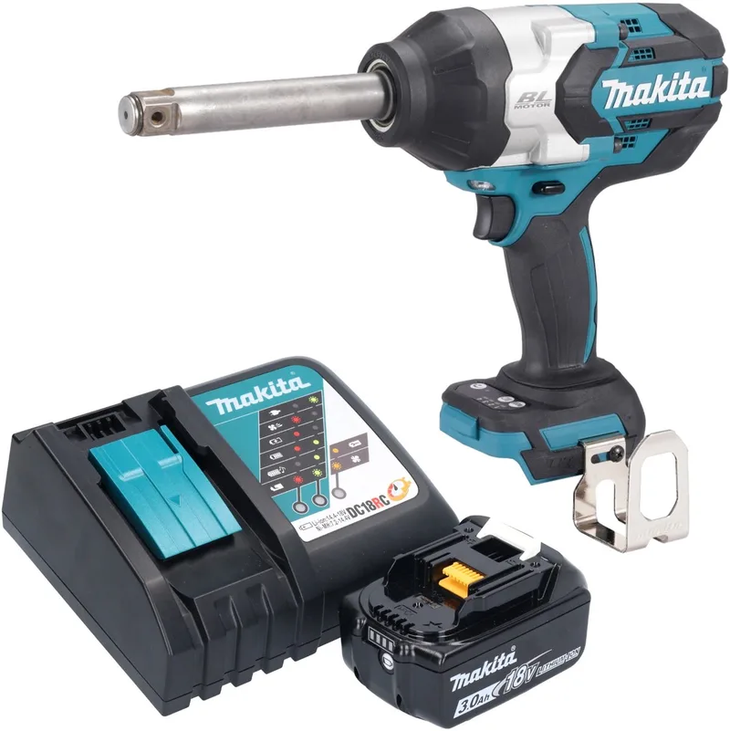 DTW 1005 RF1 accu slagmoersleutel 18 V 1360 Nm 3/4" borstelloos + 1x oplaadbare accu 3.0 Ah + lader by Makita – product image