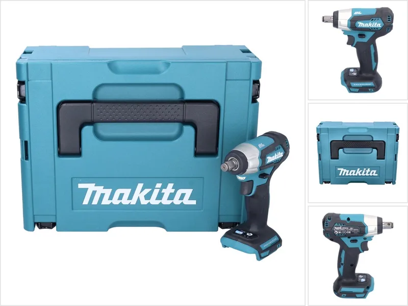 DTW 181 ZJ accu slagmoersleutel 18 V 210 Nm 1/2" borstelloos + Makpac - zonder accu, zonder lader de Makita – image du produit